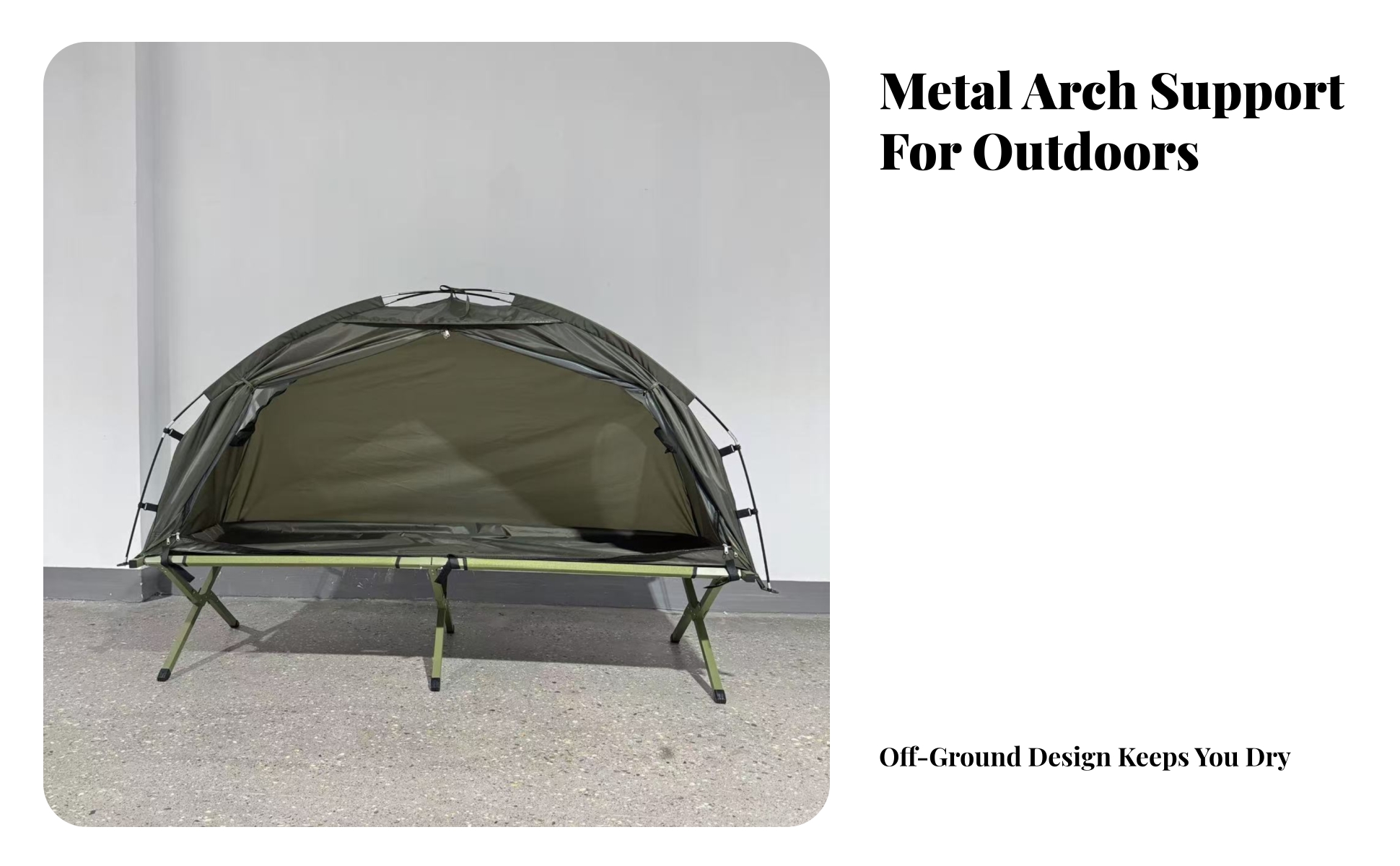 Camping Tent Sturdy Outdoor Tent Shelter Breathable Stable for Campers, Fishing, Backyard