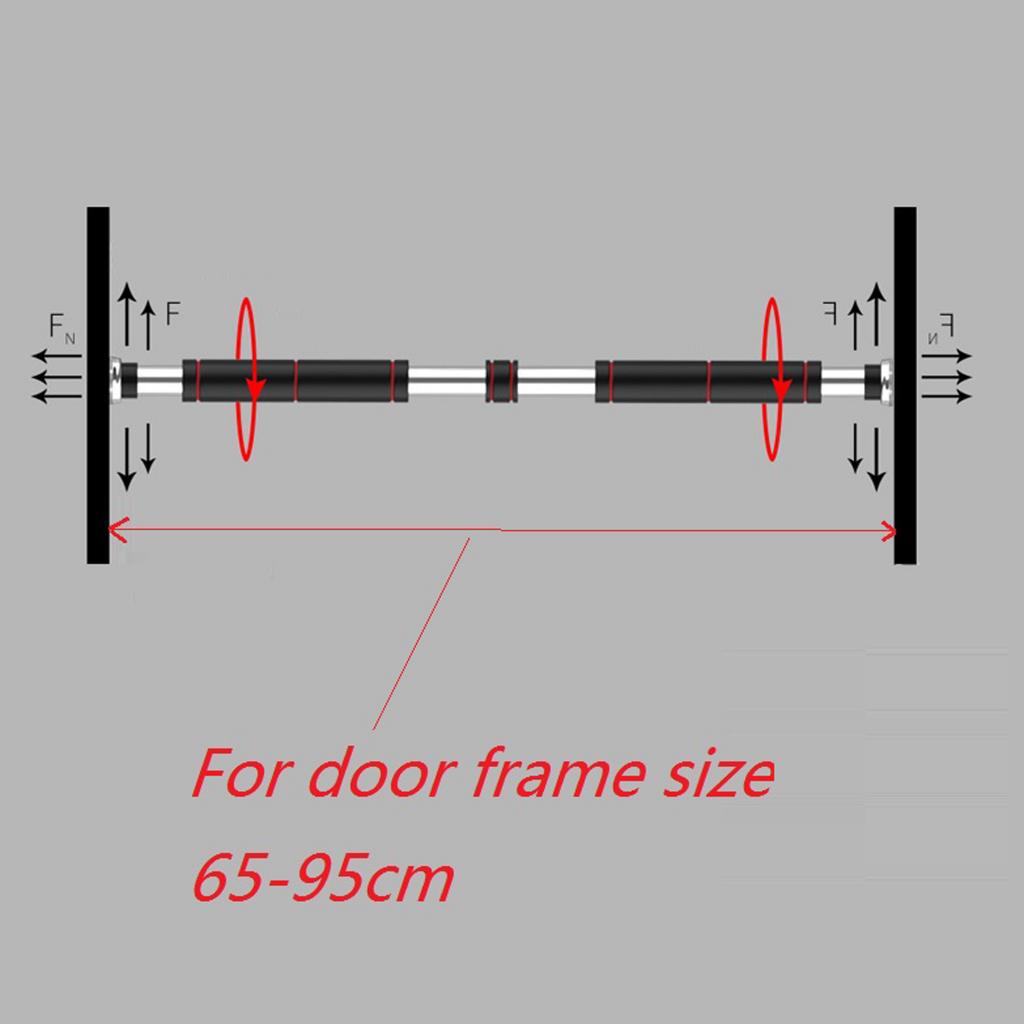 Multifunctional Door Pull Up Bar No Drill Telescopic Fitness Stretch Bar for Home Gym Tools Exercise