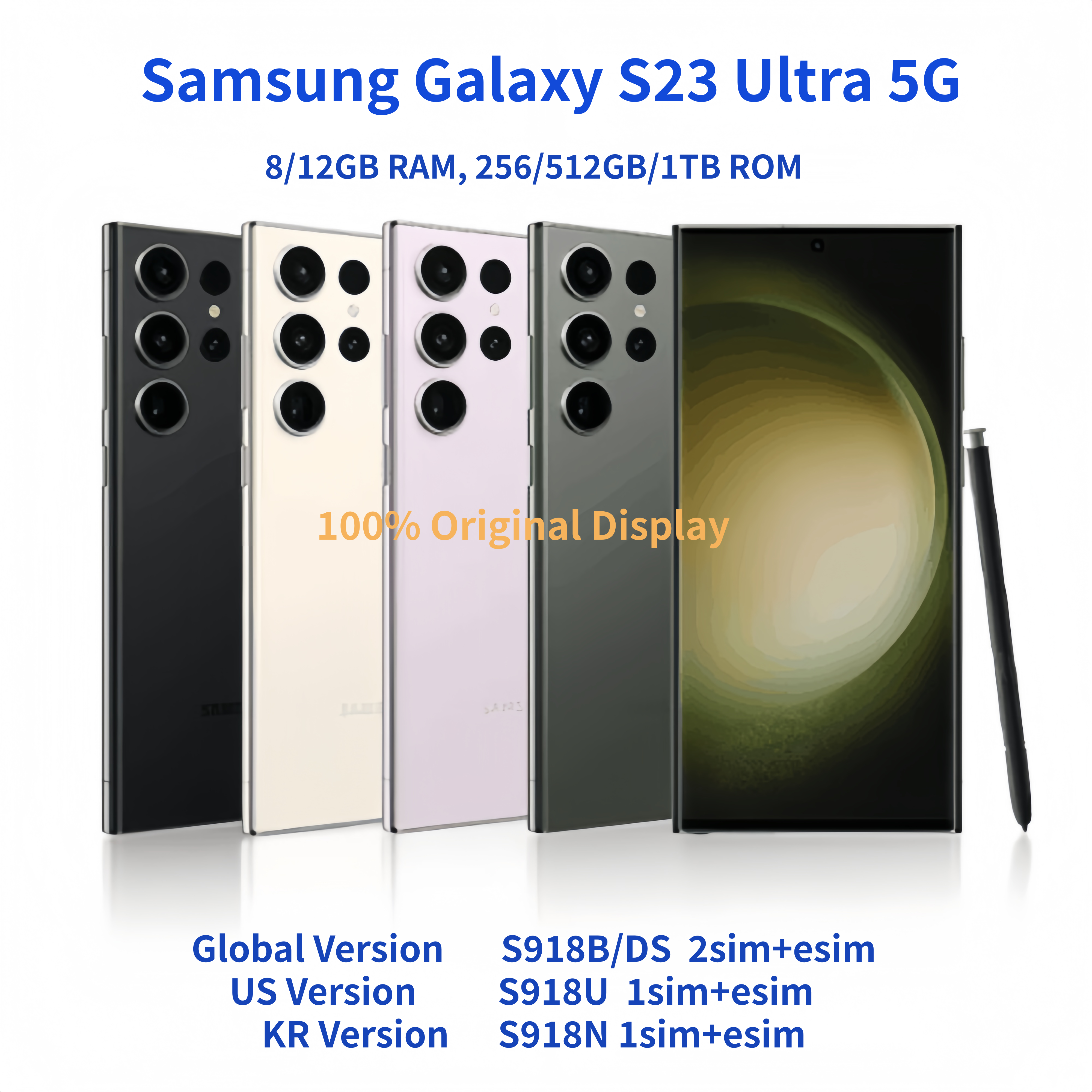 Samsung Galaxy S23 Ultra 5G - Premium Smartphone with S-Pen