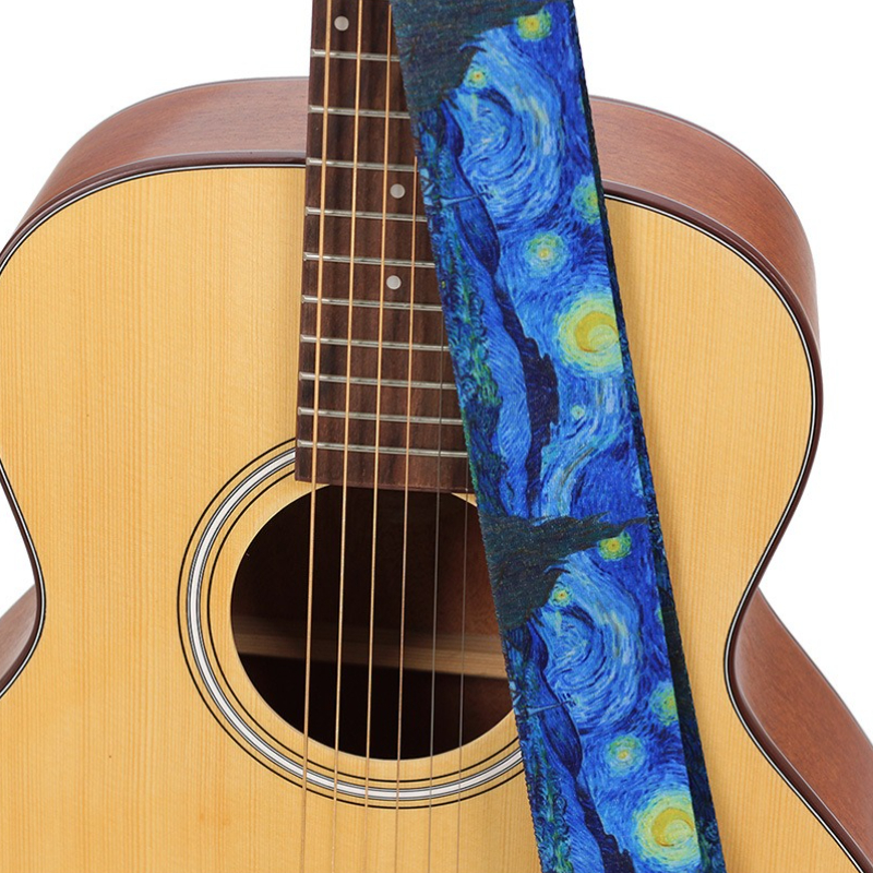 Van Gogh gitarski kaiš za akustičnu, električnu i bas gitaru, profesionalni dodatak za nastupe