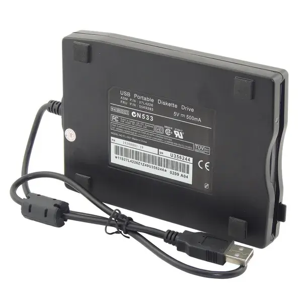 3.5' USB 2.0 Data External Floppy Disk Drive 1.44MB For Laptop PC Win 7 8 10 Mac