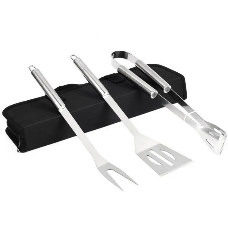 Set BBQ alata za roštilj, pribor od nerđajućeg čelika, set alata za roštiljanje na otvorenom, kampovanje, komplet sa torbom