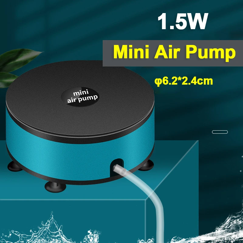Ultra Silent 220ml/min 1.5W akvarijumska vazdušna pumpa, mini kompresor za kiseonik za akvarijume