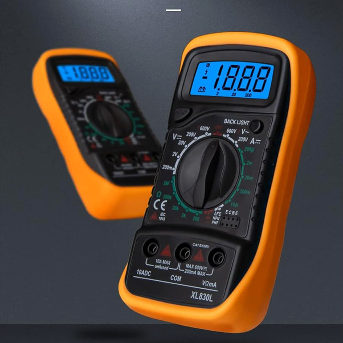 Digitalni multimetar prenosivi visoko precizni digitalni multimetar sa pozadinskim osvetljenjem električarski multifunkcionalni instrument
