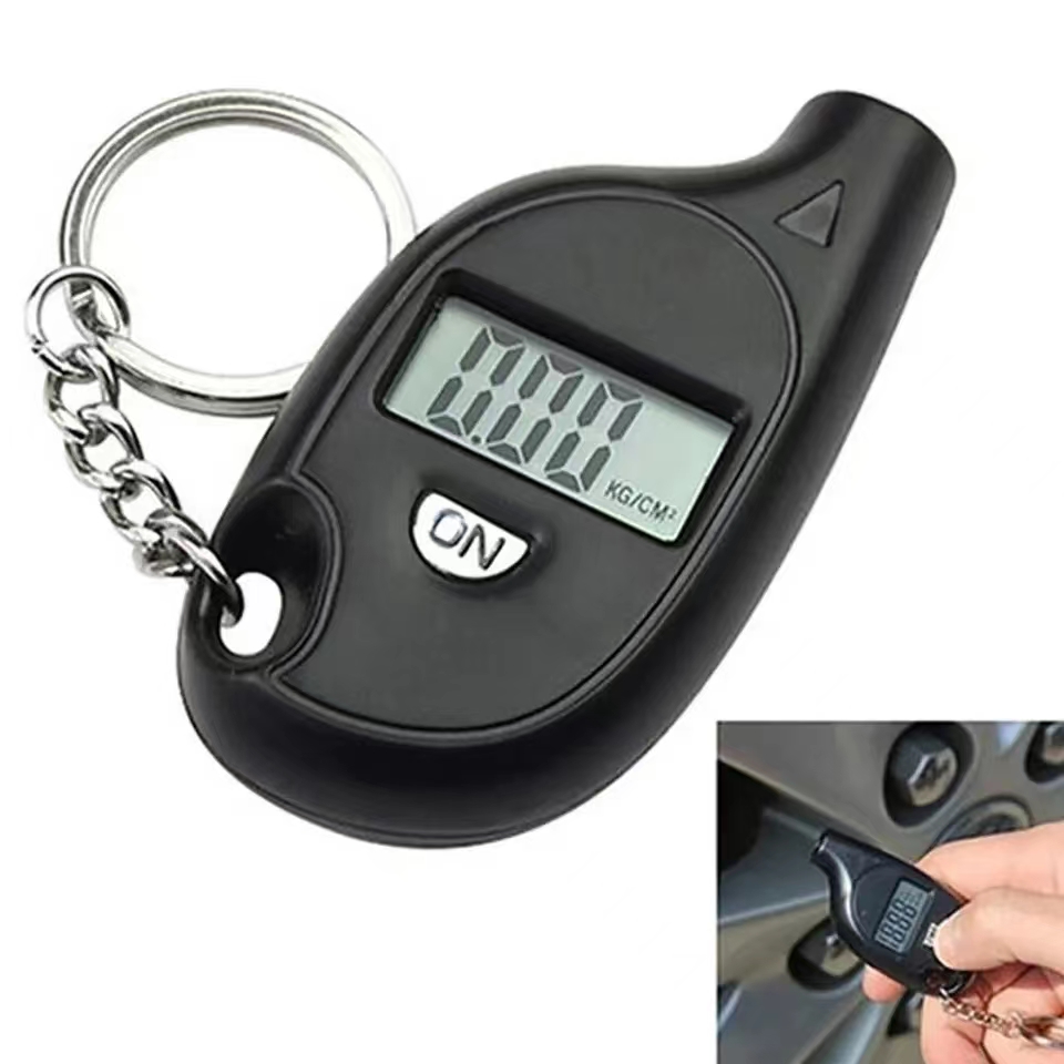 Digitalni merač pritiska u gumama sa LCD ekranom, tester pritiska vazduha za automobile i motocikle, alat za bezbednost guma