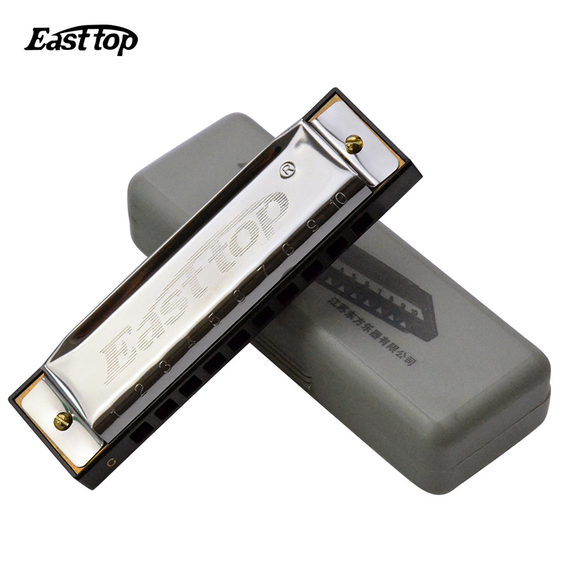 T10-4 Easttop usna harmonika 10 rupa C tonalitet dijatonska usna harmonika muzički instrument