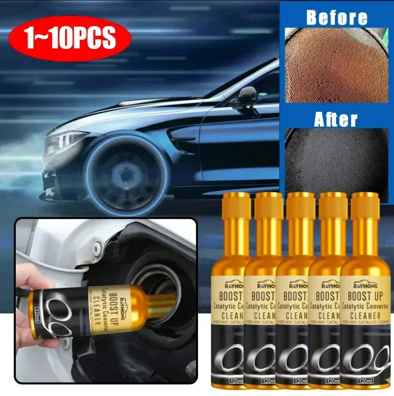 QC4 120ml Car Catalytic Converter Cleaner Car Engine Cleaner CSV Cleaner Accelerator Catalyst Car Catalytic Converter Cleaners