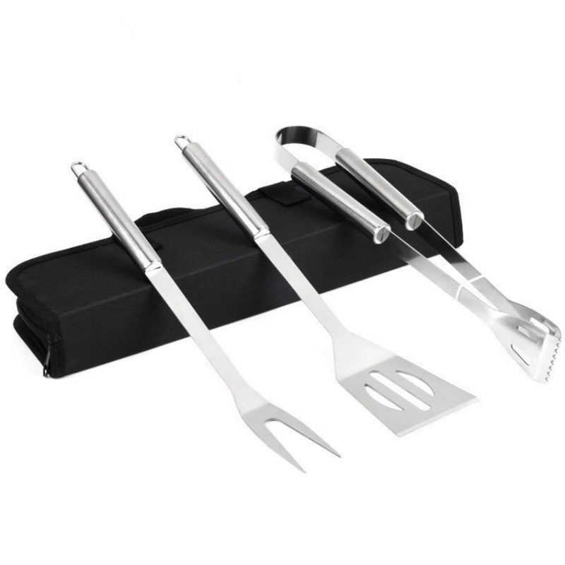 Set BBQ alata za roštilj, pribor od nerđajućeg čelika, set alata za roštiljanje na otvorenom, kampovanje, komplet sa torbom
