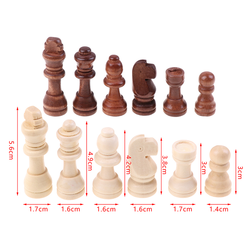 32 kom/set 2.2 inčne drvene šahovske figure, međunarodni šah, šahovske figure, zabavni dodaci.