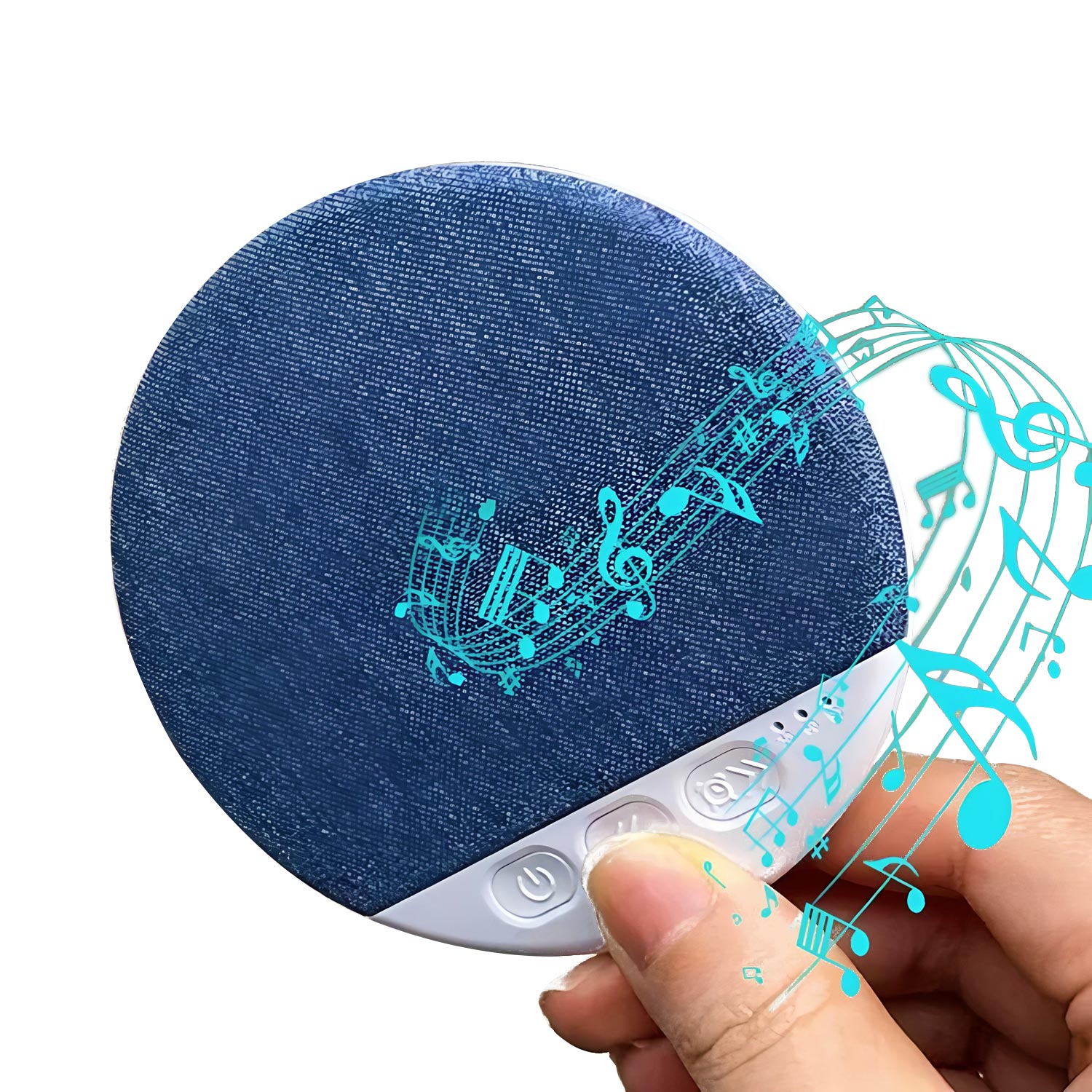 Mini Bluetooth zvučnik za spavanje sa zvukovima prirode, belim šumom, bežični MP3 muzički plejer, ultra tanak, sa funkcijom tajmera za isključivanje