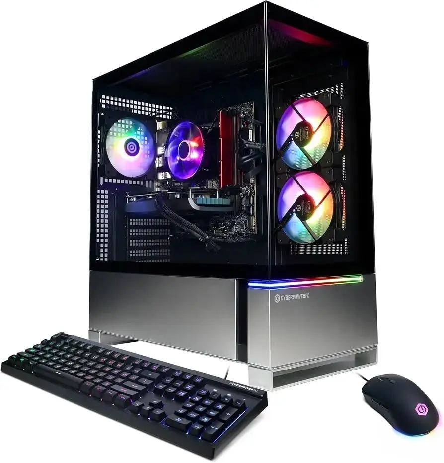 CyberPowerPC Gamer Xtreme Gaming Desktop with RGB Lighting, Keyboard, and Mouse