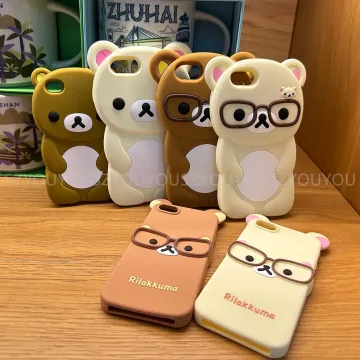 Silikonska maska za telefon sa motivom crtanog mede za iPhone