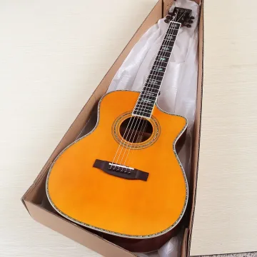 40-inčna akustična gitara sa ekvilajzerom i izrezom, prirodni sjaj
