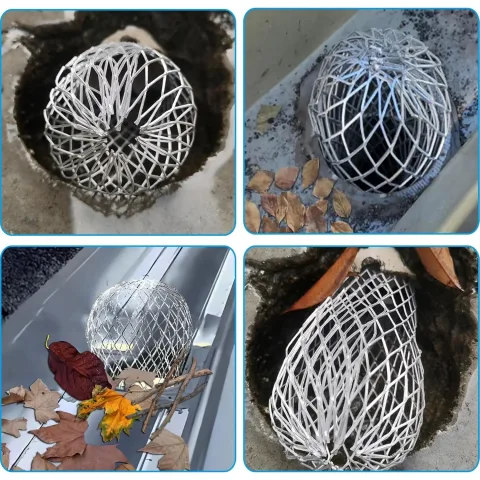 8kom/set Metalni aluminijumski filter mrežica za oluke, zaštita od lišća, nečistoća i blata, poklopac za odvodnu cev, sistem za oluke, vodootporno