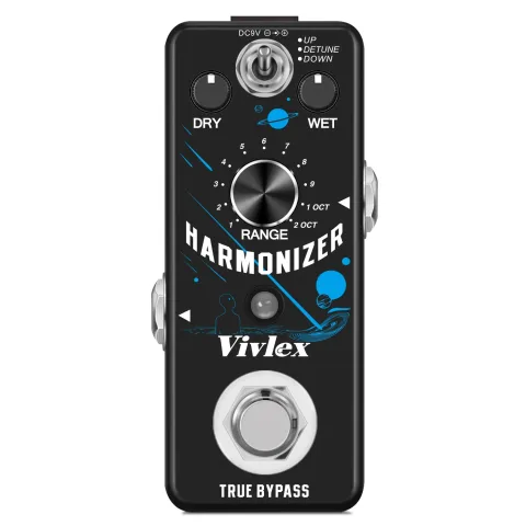 Digitalna pedala za harmonizaciju gitare, efekti za harmoniju, pitch shifter, detune za električnu gitaru i bas, mini veličina