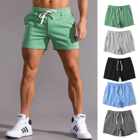 Muški letnji šorts, ležerni pamučni šorts, oversized košarkaški šorts, sportski šorts za fitnes, šorts za trčanje, muška odeća