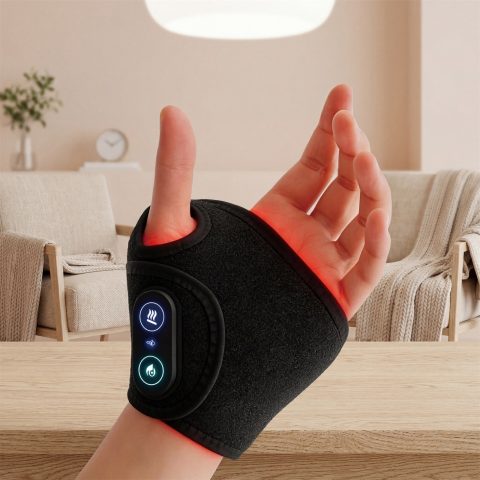 Steznik za zglob sa grejanjem i masažom, USB napajanje, podesiv, za kancelarijski rad, gejming, fitnes, za muškarce i žene