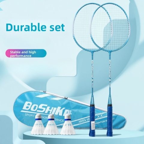 Set za badminton, izdržljiv, elastičan, set za badminton otporan na lomljenje, profesionalni reket za badminton za trening za studente