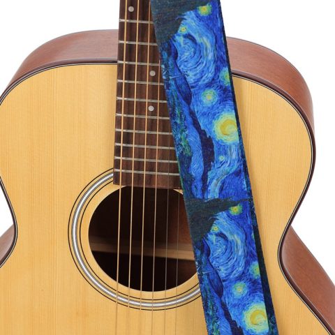 Van Gogh gitarski kaiš za akustičnu, električnu i bas gitaru, profesionalni dodatak za nastupe