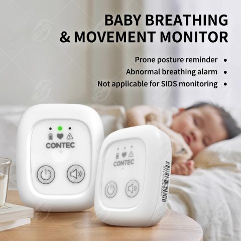 Monitor disanja za bebe, senzor za disanje odojčadi sa zvučnim i vibracionim alarmom, detekcija pokreta stomaka za bezbedan san