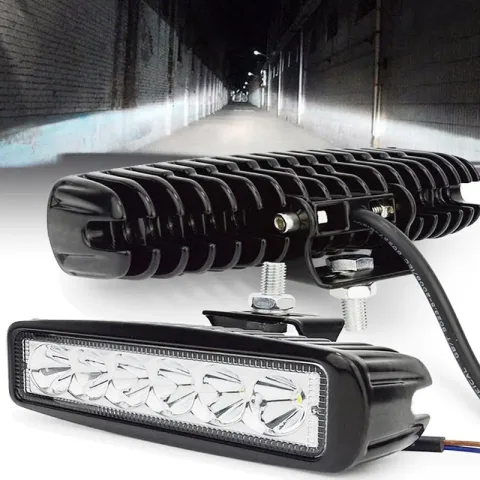 LED radna svetlosna traka, 6000K bela široka/usmerena svetlost, IP67 vodootporna, za terensku i automobilsku upotrebu