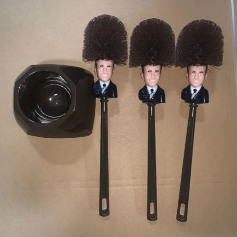 WC četka sa postoljem Emmanuel Macron, kreativna četka za toalet, poklon