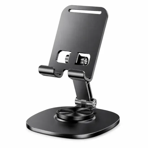 Podesivi stoni držač za telefon, sklopivi aluminijumski držač mobilnog telefona za sto, stabilan držač za video pozive bez korišćenja ruku