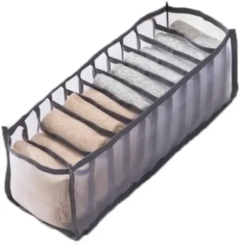 Organizator fioka za farmerke, pantalone, čarape, majice, odeću i donji veš, kutija za odlaganje odeće, organizator za ormare i komode