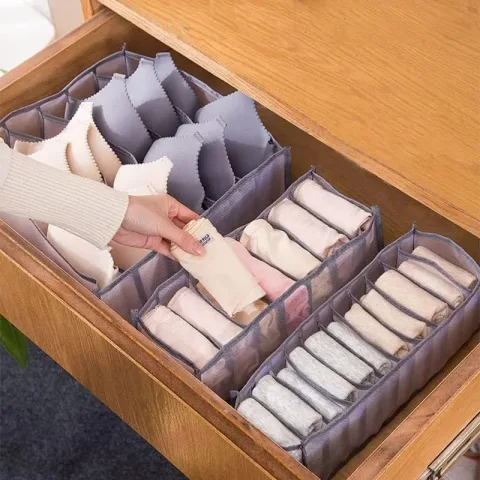 Organizator fioka za farmerke, pantalone, čarape, majice, odeću i donji veš, kutija za odlaganje odeće, organizator za ormare i komode