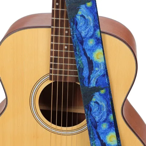 Van Gogh gitarski kaiš za akustičnu, električnu i bas gitaru, profesionalni dodatak za nastupe