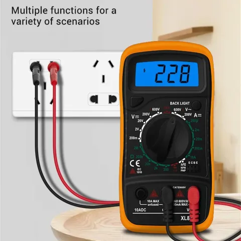Digitalni multimetar prenosivi visoko precizni digitalni multimetar sa pozadinskim osvetljenjem električarski multifunkcionalni instrument