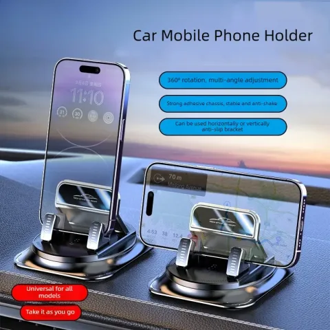 Auto držač za telefon rotirajući nosač protiv klizanja za kontrolnu tablu GPS navigacija univerzalni dodaci