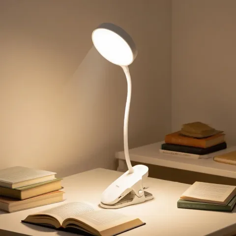 LED stona lampa sa štipaljkom, arhitektonska stona lampa za kućnu kancelariju sa ambijentalnim osvetljenjem, tri režima osvetljenja