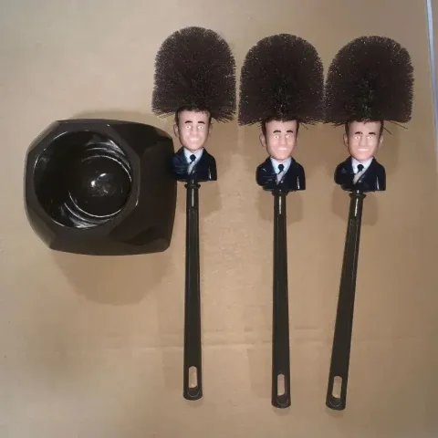 WC četka sa postoljem Emmanuel Macron, kreativna četka za toalet, poklon