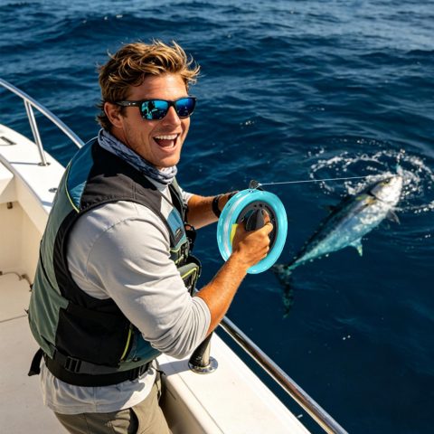 Baitcasting mašinica za pecanje, ručni kotur, izdržljivo dvostruko zvonce, mašinica za mušičarenje sa plovkom za pecanje na moru, čamcu, doku, jezeru, reci i kajaku