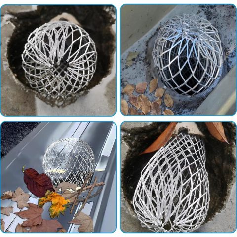 8kom/set Metalni aluminijumski filter mrežica za oluke, zaštita od lišća, nečistoća i blata, poklopac za odvodnu cev, sistem za oluke, vodootporno
